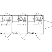 3x17 3 x Mobiele badkamer type 17 van het merk easywagon