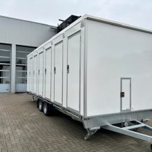 evenementen toiletwagen van het merk easywagon type 6+6