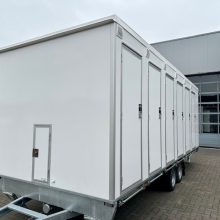 evenementen toiletwagen van het merk easywagon type 6+6