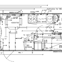 Mobiele woonunit 7.30meter met 1,2 of 3 slaapkamers van het merk easywagon