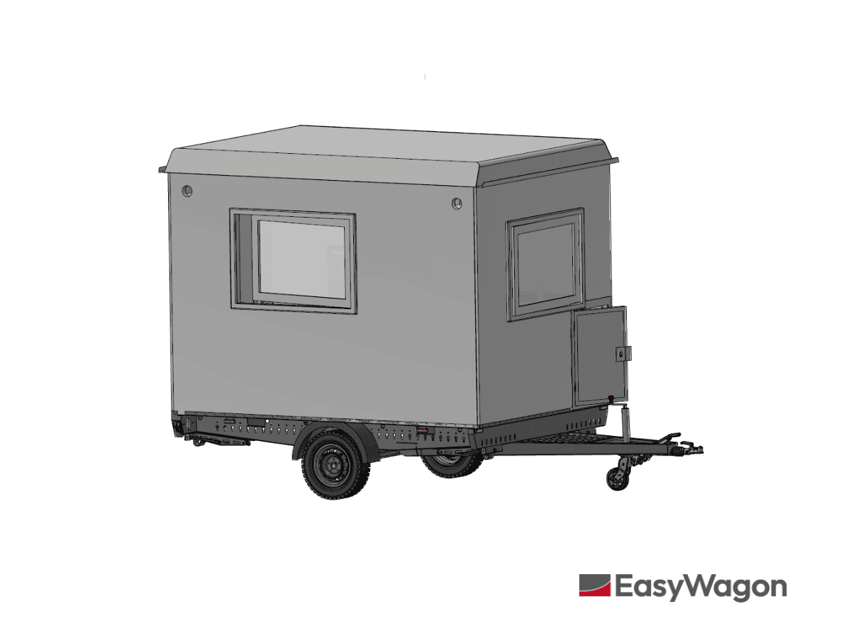 TYPE 320: Schaftwagen met keuken - 4 tot 6 personen - diverse stopcontacten1