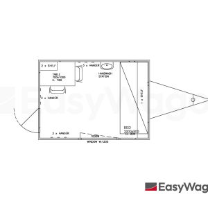 TYPE 320: Slaapwagen - 1 persoons bed