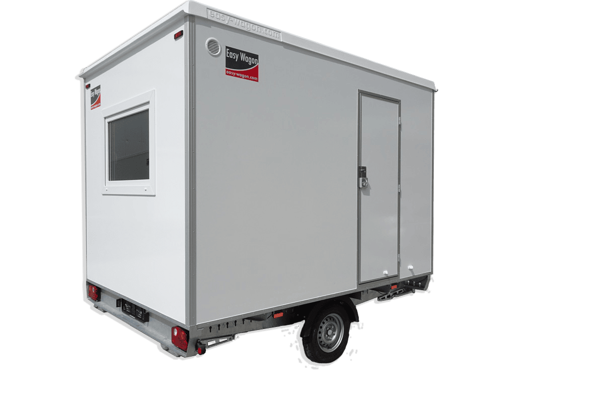 TYPE 335: Schaftwagen:kantoor - 4 personen - 1 toilet4