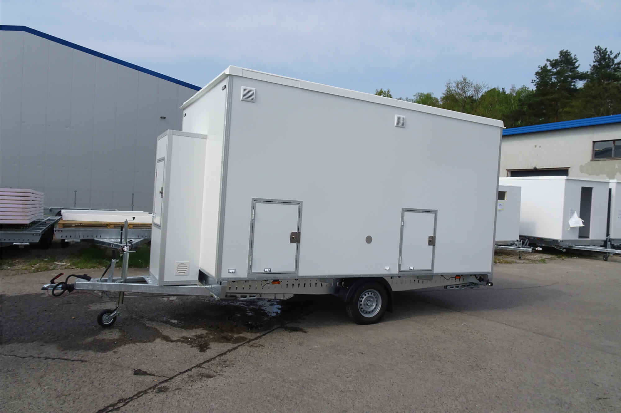 TYPE 418: Toilet - Douchewagen - 2 douches - vermaalpomp -Was:droog Combinatie6