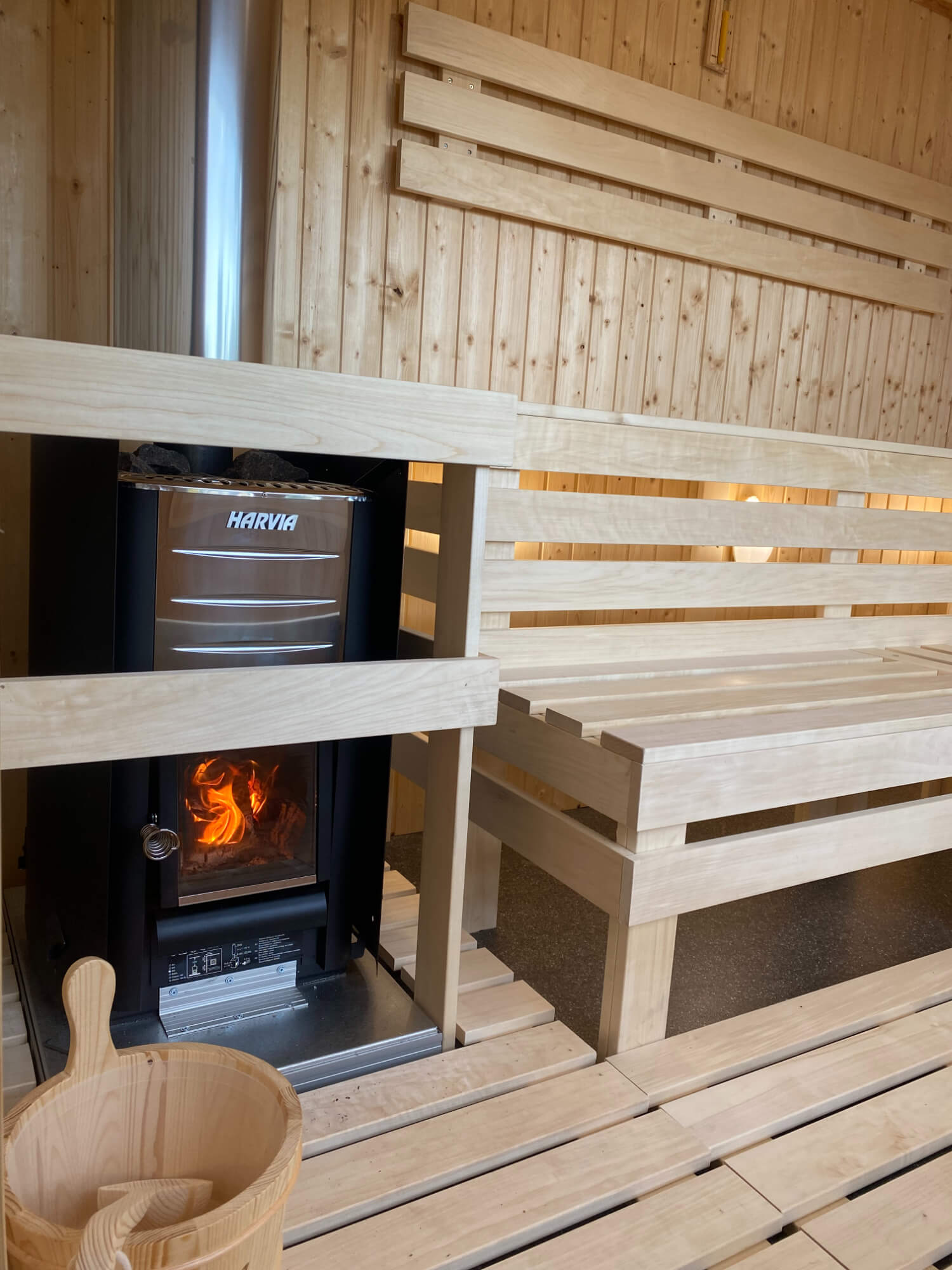 TYPE 420: saunawagen - 2 kamers - saunakachel6