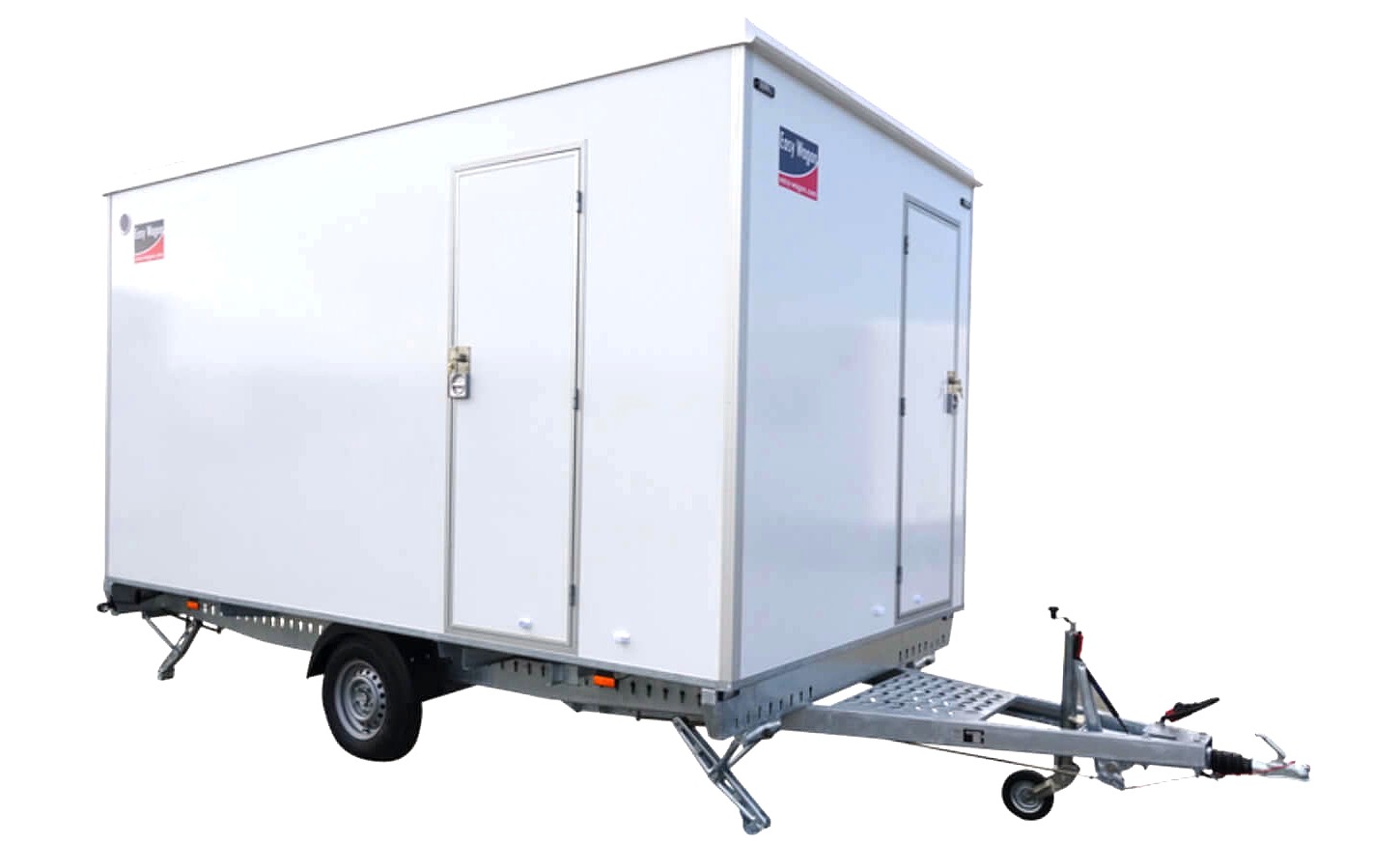 TYPE 436: Schaftwagen:kantoor - 6 personen - 1 toilet - 2 deuren5