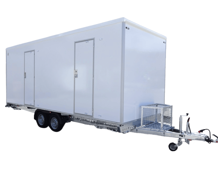 TYPE 570: Schaftwagen:kantoor - 4 personen - complete keuken - 1 douche - 1 toilet3